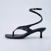 Martini Strappy Kitten Heel Sandal
