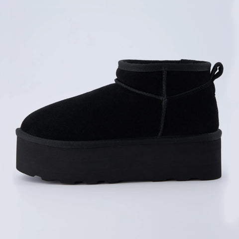 Hippy Cozy Platform Ankle Boot