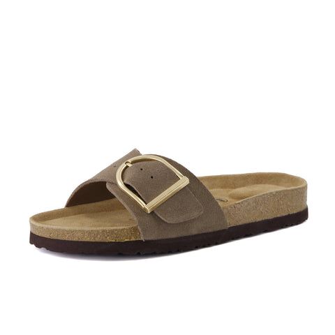 Leeds Leather Slide Sandals