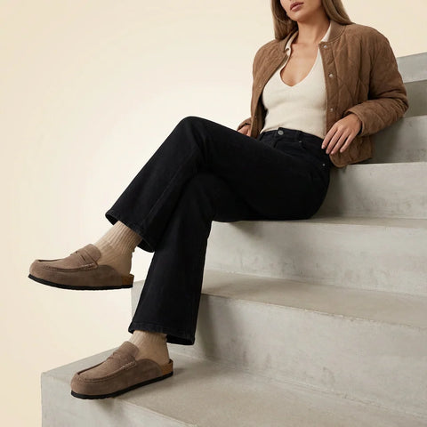Fondu Leather Clogs