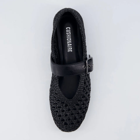 Gabby Woven Mary Jane Flats