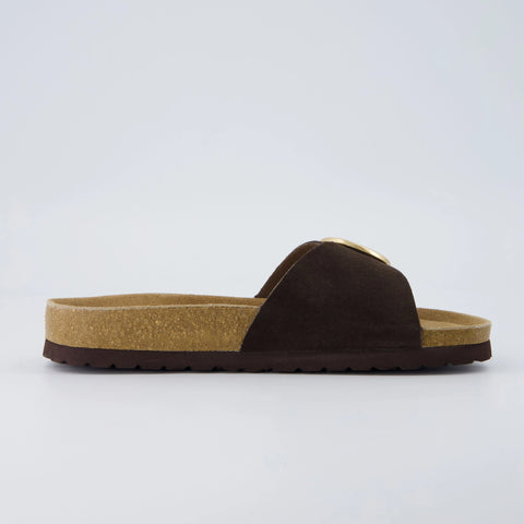 Leeds Leather Slide Sandals