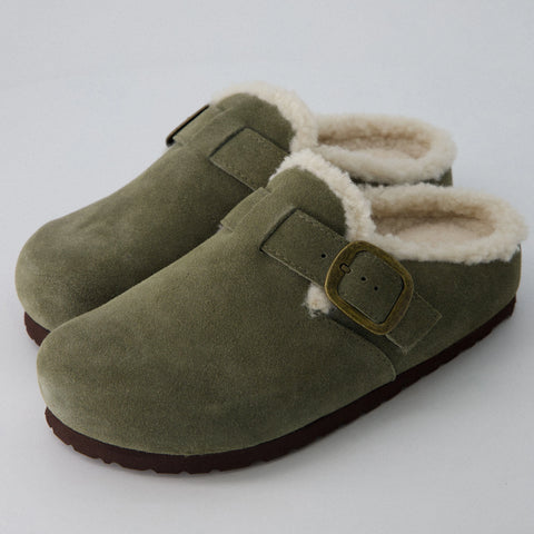 Haven Cozy Leather Clogs