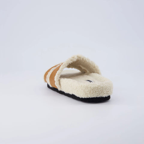 Cuddle Shearling Footbed Sandal