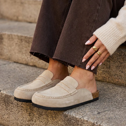 Fondu Leather Clogs