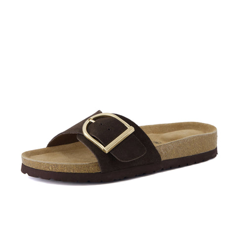 Leeds Leather Slide Sandals