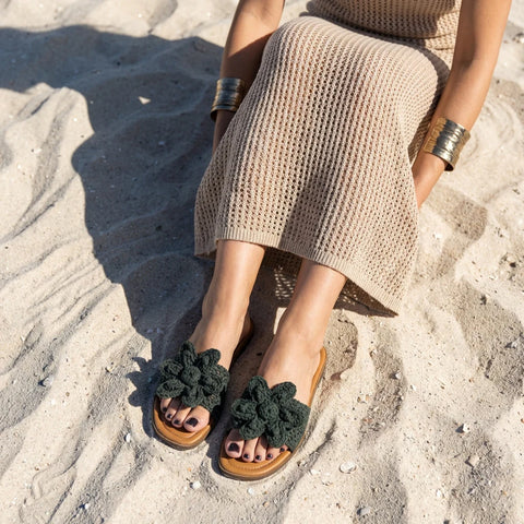 Gemma Knit Slides
