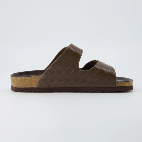 Lang Woven Cork Footbed Sandal