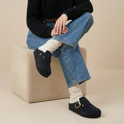 Rusty Leather Clogs