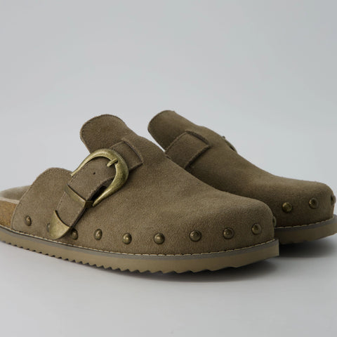 Bronco Suede Clogs