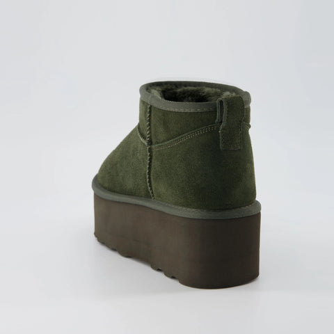 Hippy Cozy Platform Ankle Boot